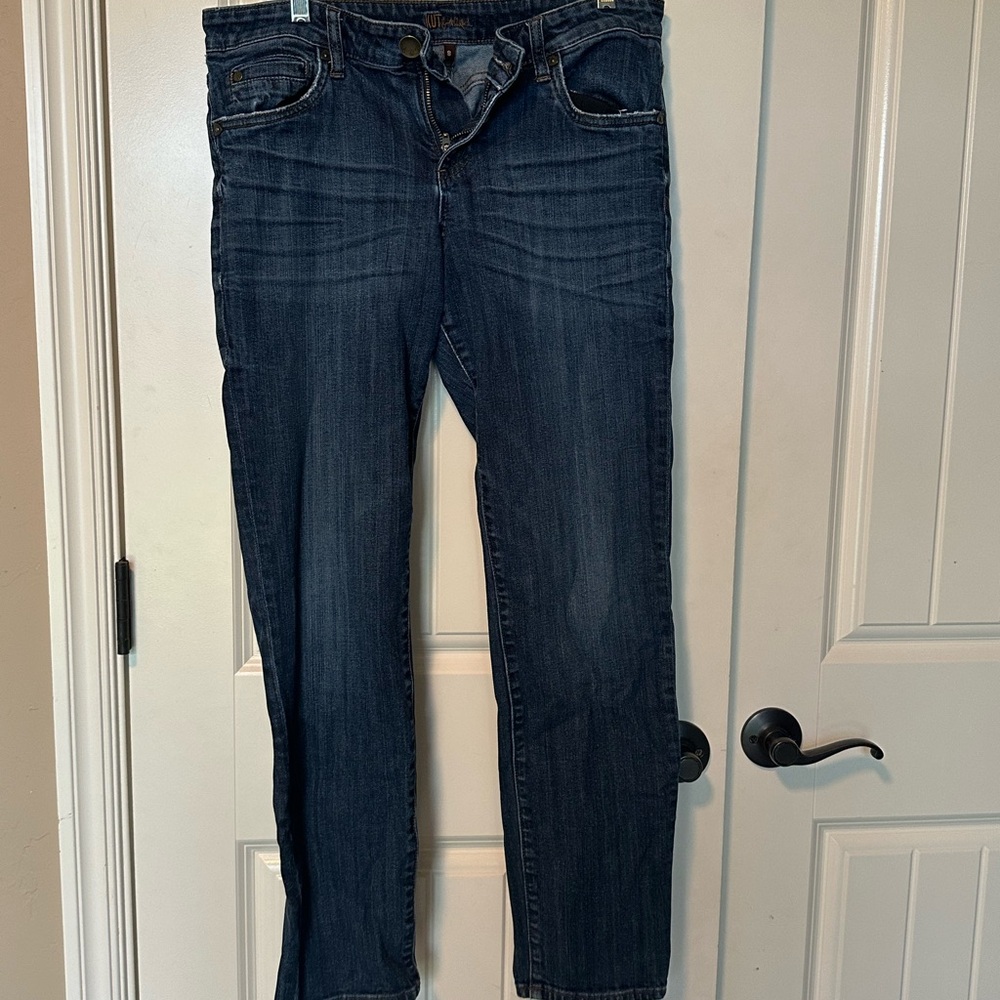Kut from the Kloth Blue Straight Jeans Classic Denim